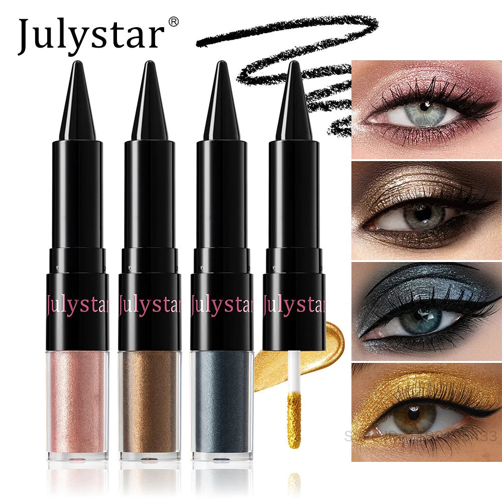 2-in-1 Glitter Metallic Liquid Eyeshadow & Eyeliner Pen