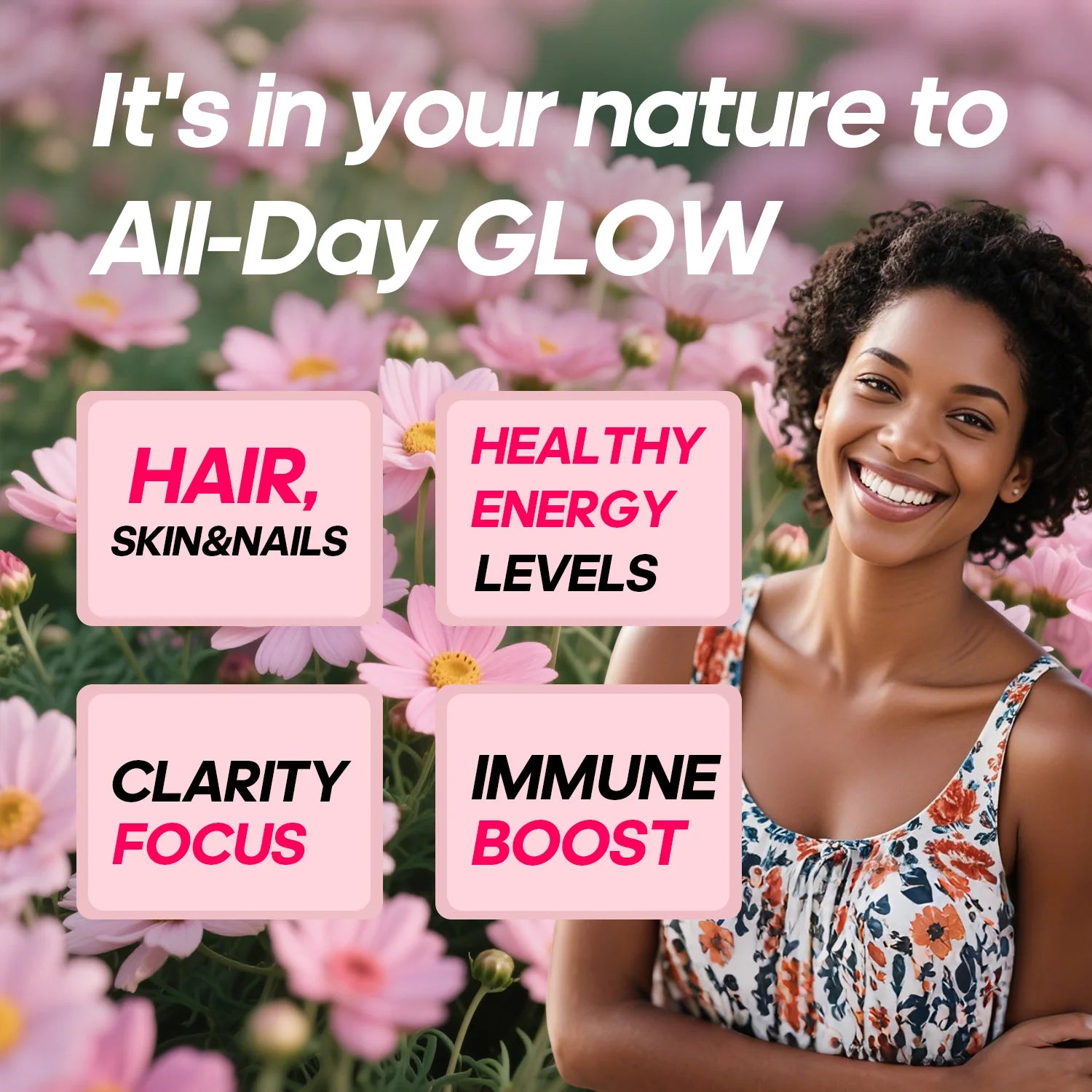 Quitmood Unleash Your Inner Power–Natural Energy for Women to Ignite Vitality, Focus & Stress (60 Capsules) Peaceful Pleasures Health and Wellness