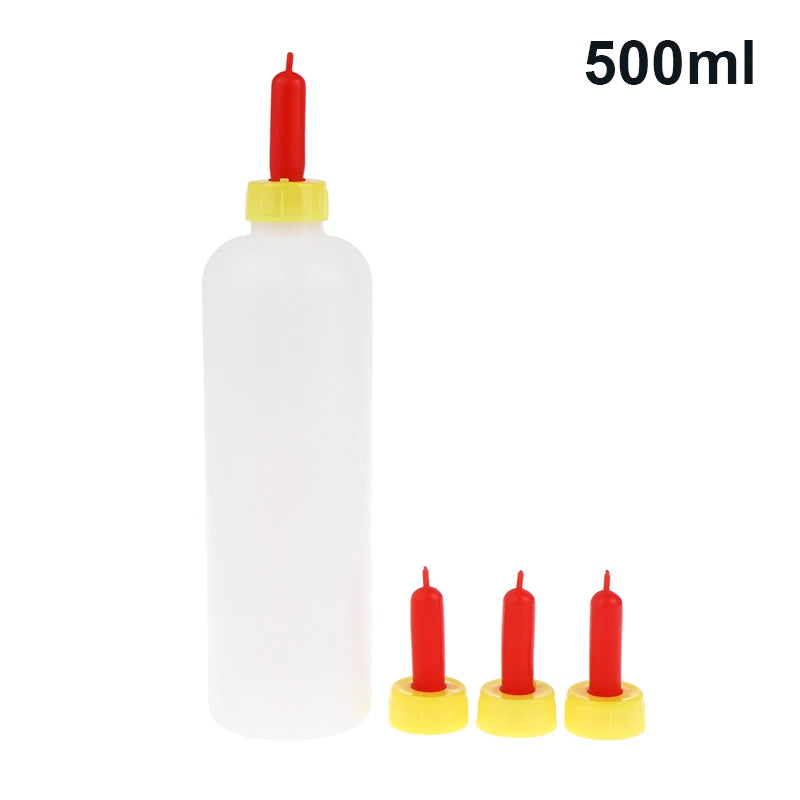 Lamb Feeding Bottle 400/500ml + 3 Nipples | Calf Piglet Goat