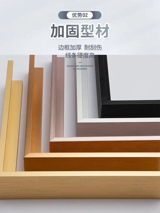 Customized Metal Picture Frame, Canvas Painting Frame, Floating Paintings Frame, DIY Aluminum Alloy, 7 Colors Available Peaceful Pleasures Health and Wellness