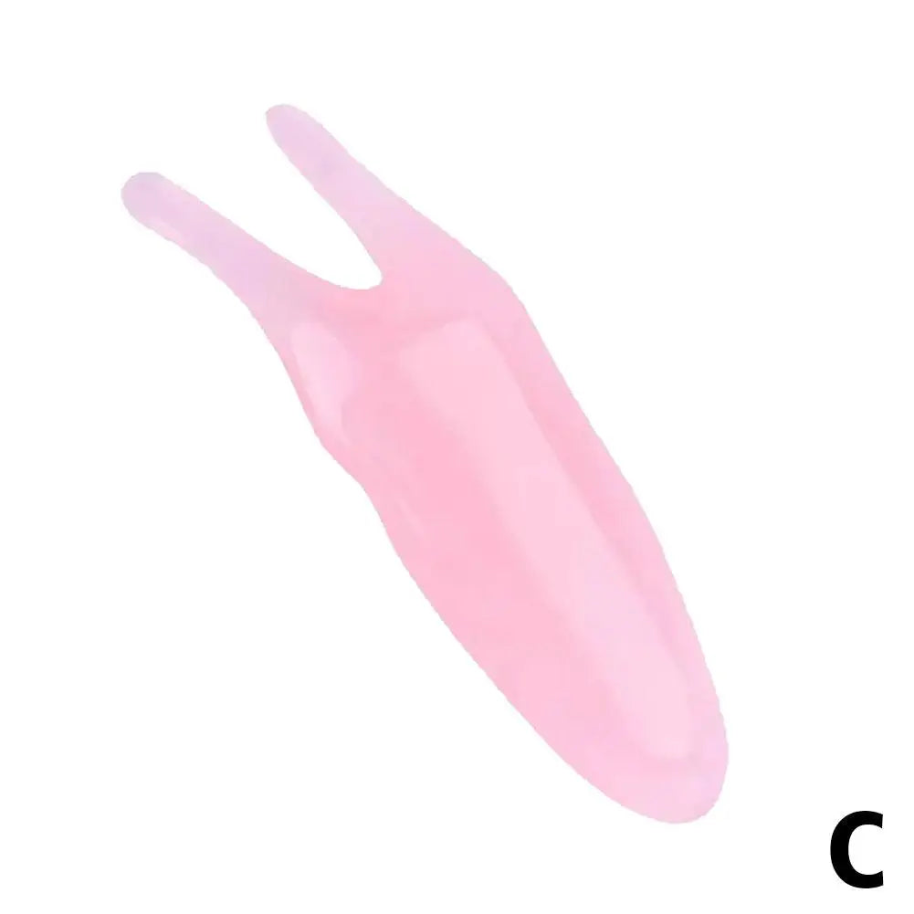 Eelhoe Y-Shape Resin Gua Sha Face Lifting Massager – Facial Scraping Tool for Nose, Face & Body Massage Peaceful Pleasures Health and Wellness pink