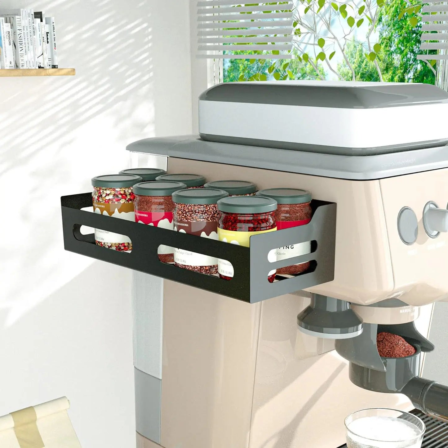 Magnetic Fridge Side Storage Rack – No-Drill Kitchen Shelf