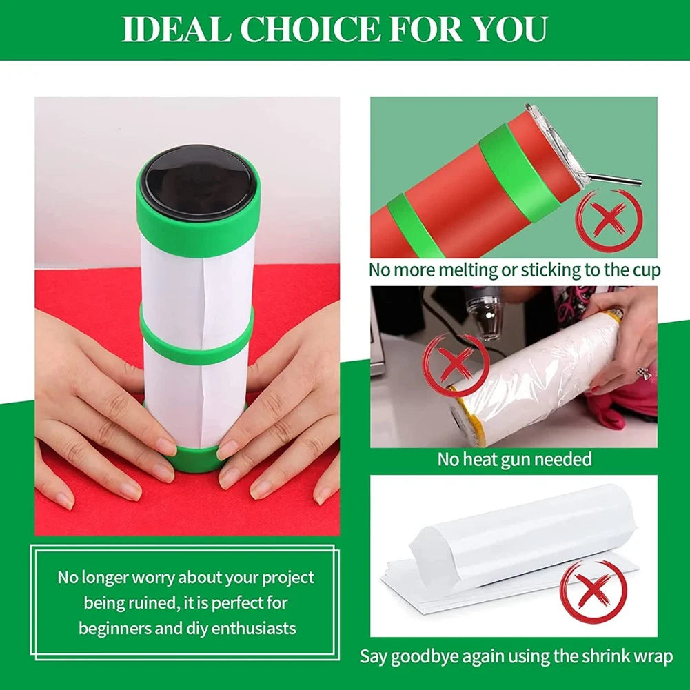 A36T-Silicone Bands For With Transfer Tapes Sublimation Accessories For Mug Press Machine Wrap Bundle Tumber In Oven Peaceful Pleasures Health and Wellness