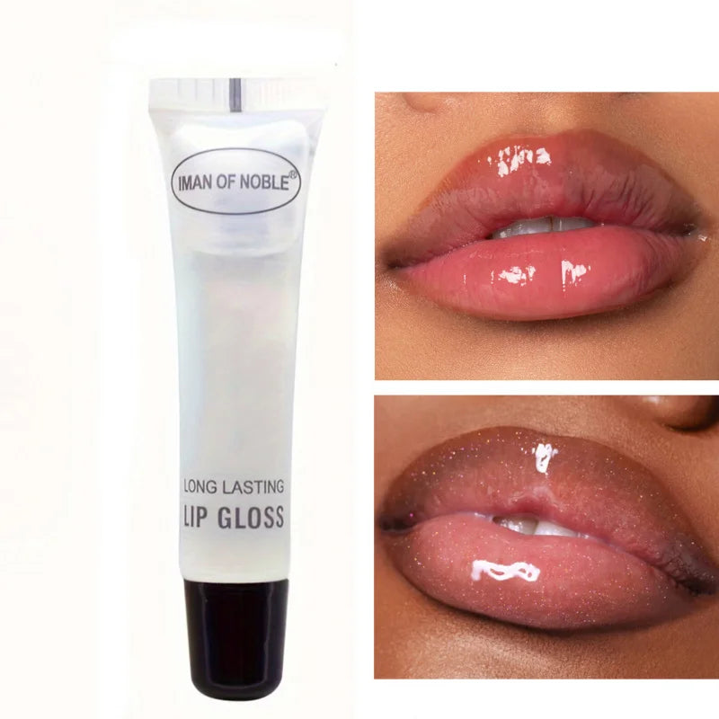 6 pcs Lip Oil Sets Gifts for Women Transparent Soft Tube, Colorless, Moisturizing, Natural, Long-Lasting, Water-Gloss Lip Oil Peaceful Pleasures Health and Wellness
