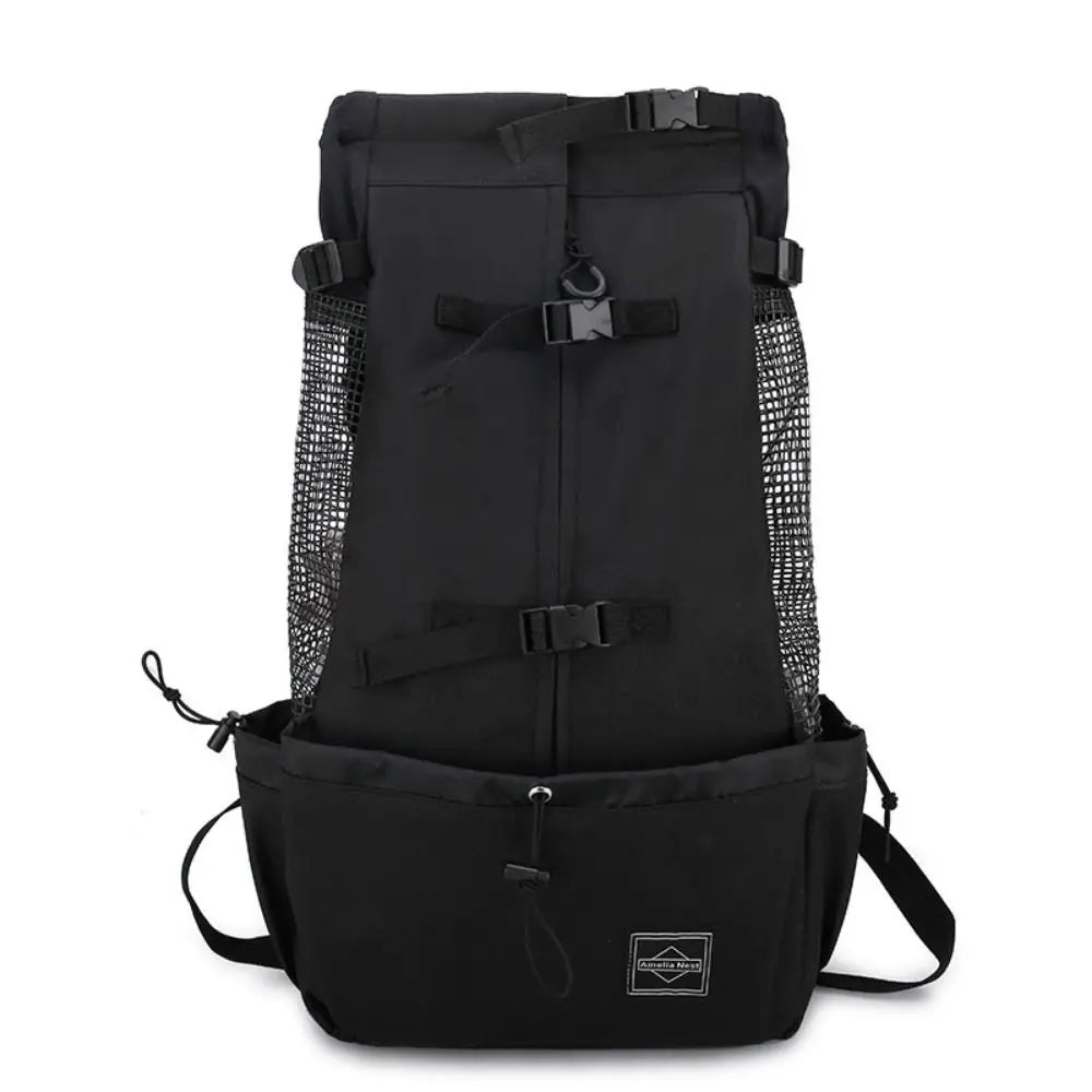 Breathable Mesh Dog Backpack Carrier | Adjustable, Washable S–XL