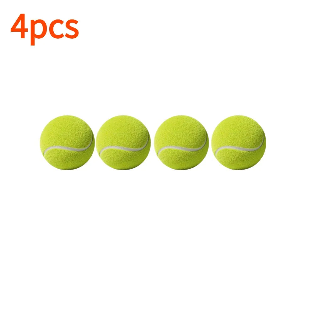 High Elasticity Training Tennis Balls – Durable Rubber & Felt Peaceful Pleasures Health and Wellness 4pcs