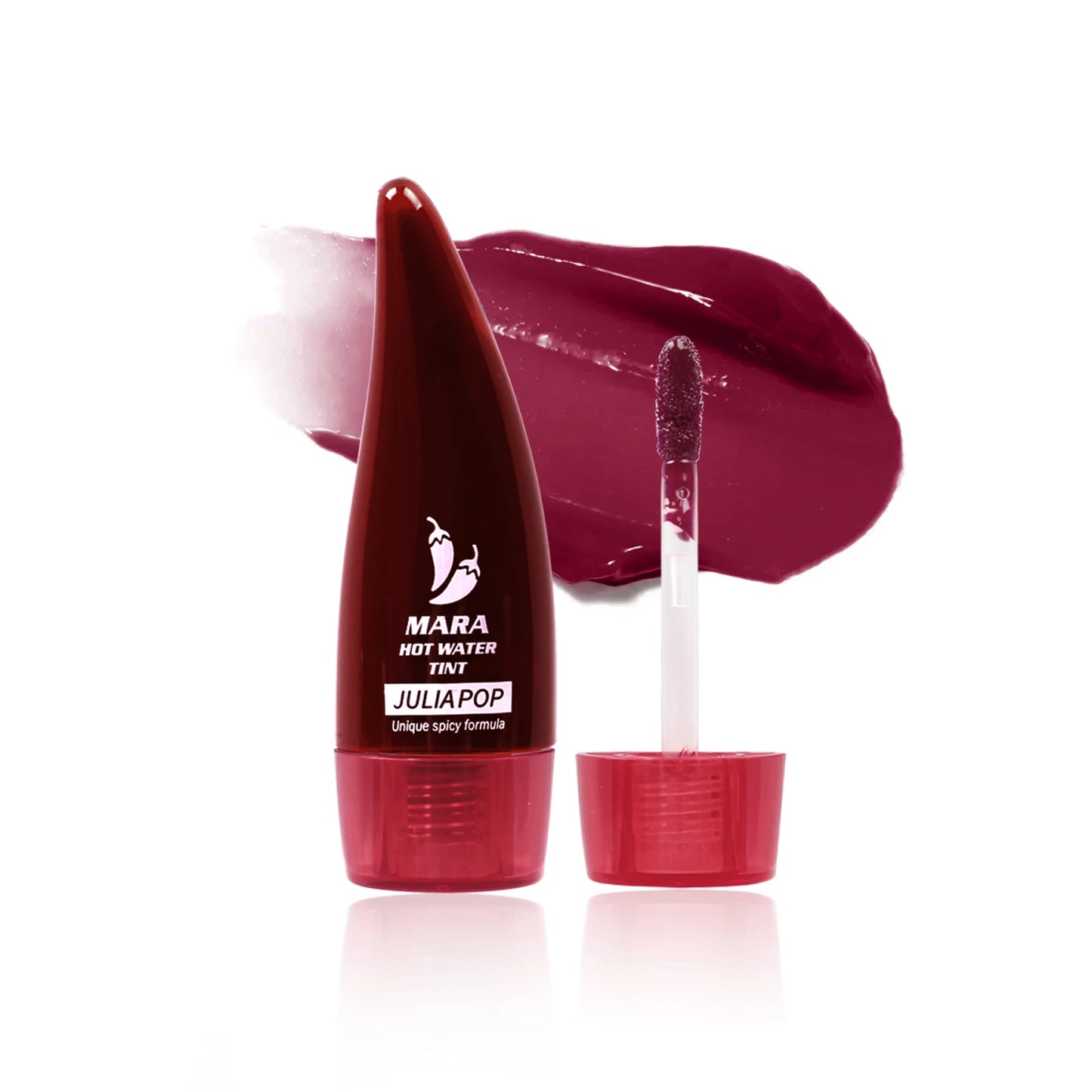 Pepper lip dye solution, with lasting makeup effect and rich color, contains peppermint oil and pepper extract, 5ml/0.17fl.oz Peaceful Pleasures Health and Wellness Sweet Berry 06