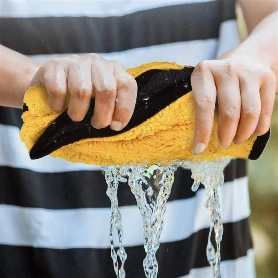 Microfiber Car Drying Towels – Soft Double-Layer | 1/2/6 Pack