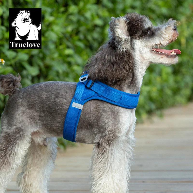 Truelove Easy to Take-on Dog Harness Soft Material Fashion Design Adjustable Reflective Pet Har TLH3013 TLH30131 Peaceful Pleasures Health and Wellness
