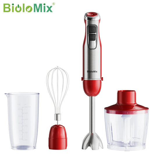 BioloMix 4-in-1 Immersion Hand Blender 1200W Immersion Blender Peaceful Pleasures Health and Wellness