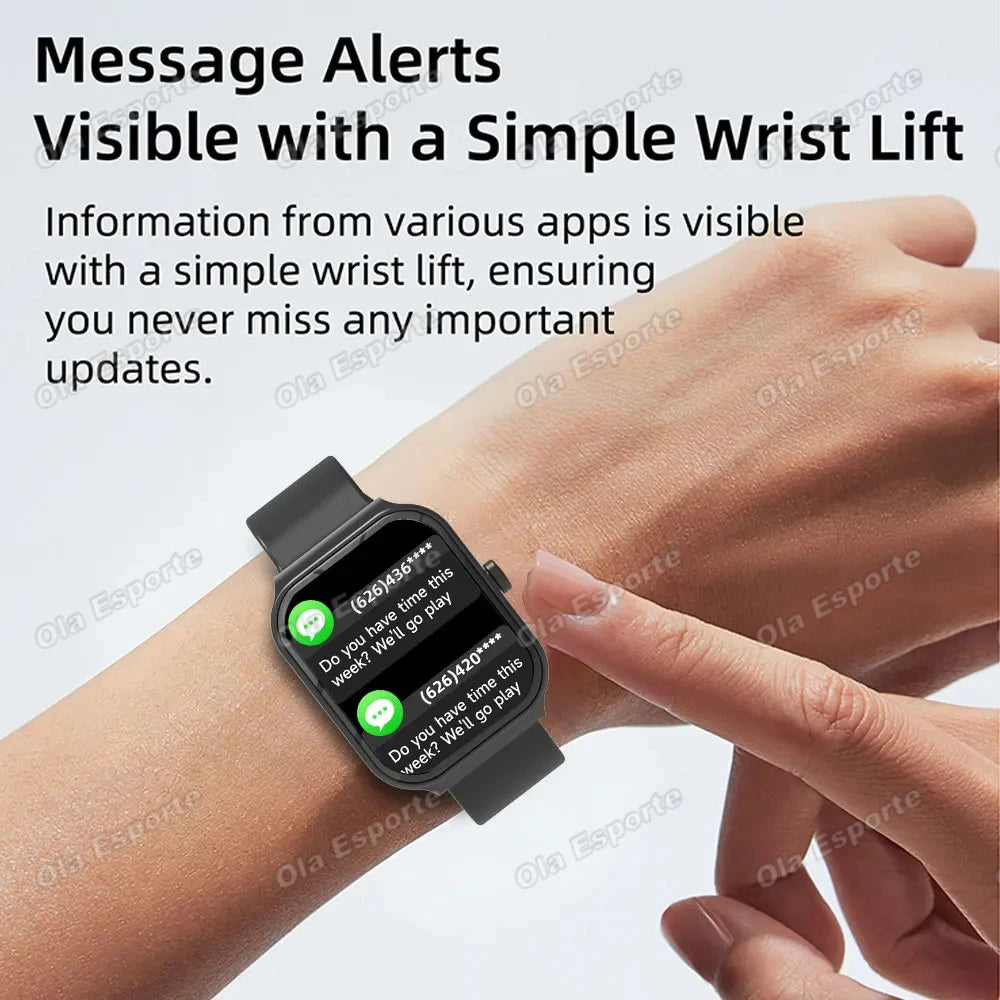 Ola Esporte Smart Watch – Bluetooth Call & Fitness Tracker 1.85"