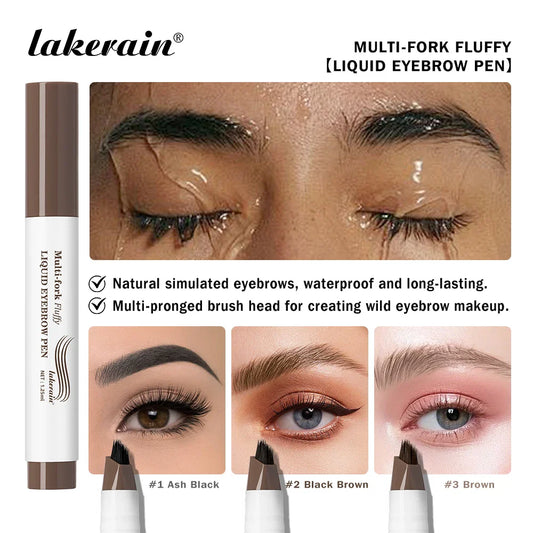Multi-Fork Liquid Eyebrow Pen – Waterproof & Long-Lasting Liquid Eyebrow Pen Oasis Select
