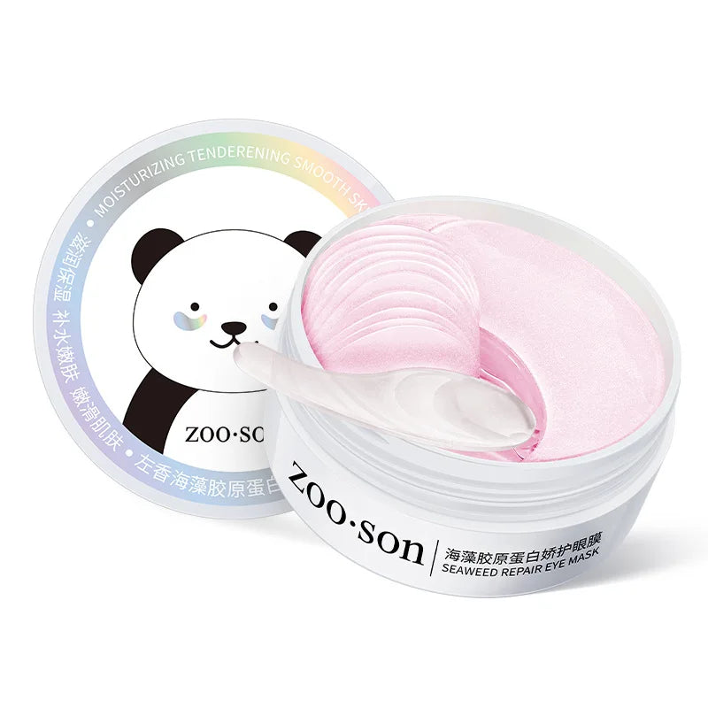 BIOAOUA Gold Collagen Eye Masks 60pcs – Dark Circles & Puffiness