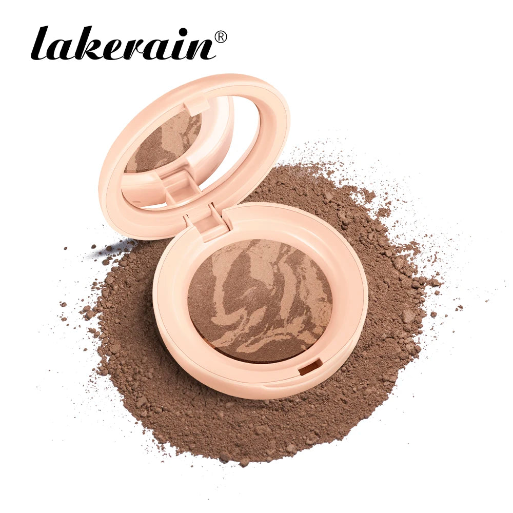 Matte Baked Color Correcting Foundation Bronzer Pressed Powder Compact Long Lasting Oil Control Loose Setting Powder Foundation Peaceful Pleasures Health and Wellness 02 Tan