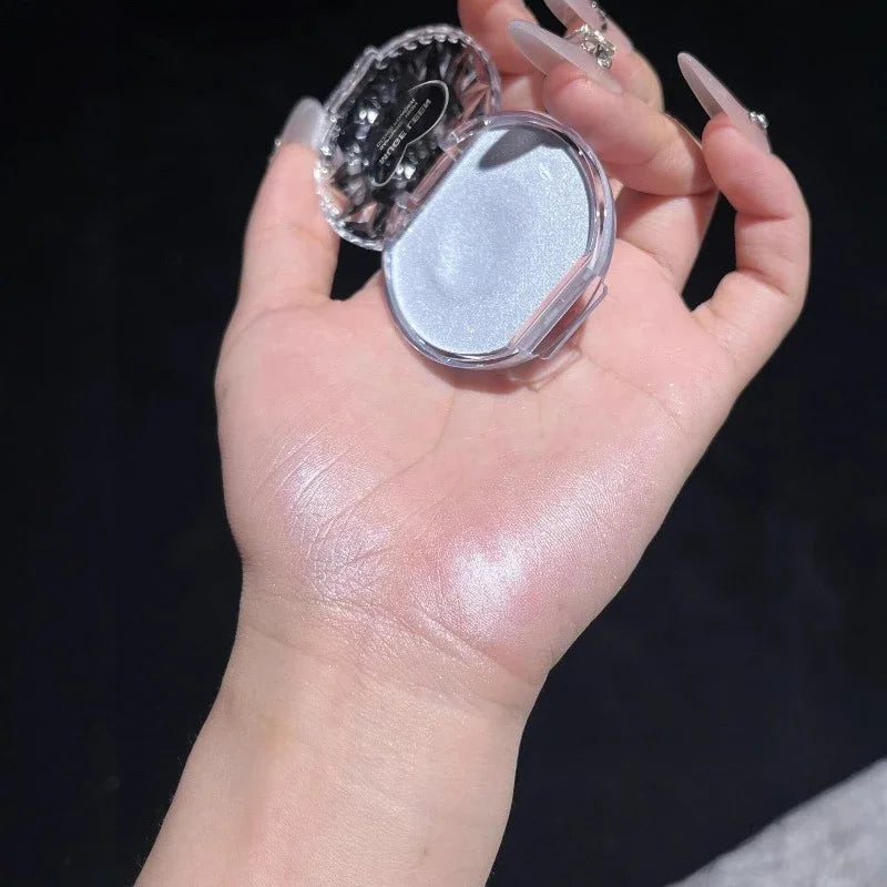 Galaxy Sapphire Diamond Cream Highlighter – Icy Blue Glow