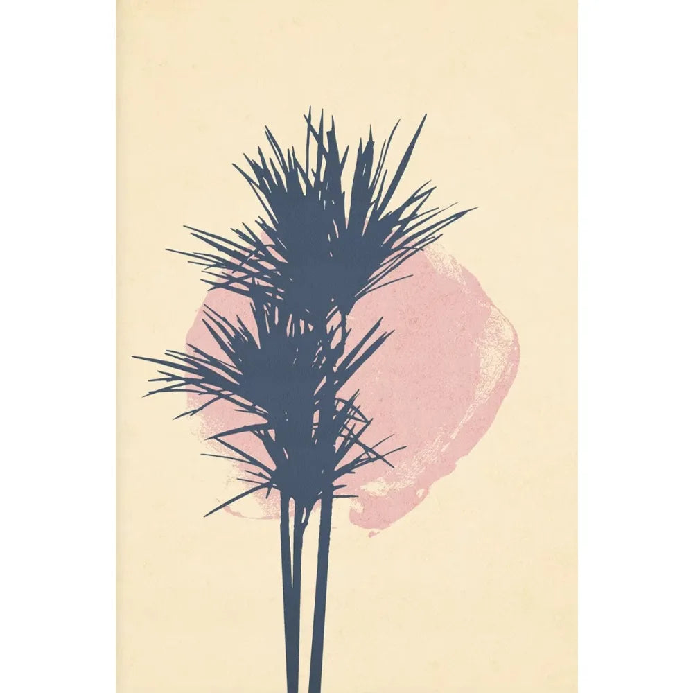 Garden Flower Vase Canvas Wall Art Print – Modern Floral Poster