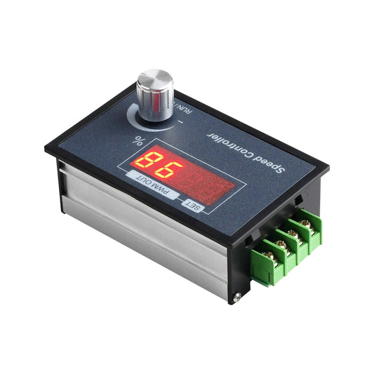 DC6-60V PWM Motor Speed Controller with Encoder Knob Control Adjustable Frequency for Motor Controllers Peaceful Pleasures Health and Wellness