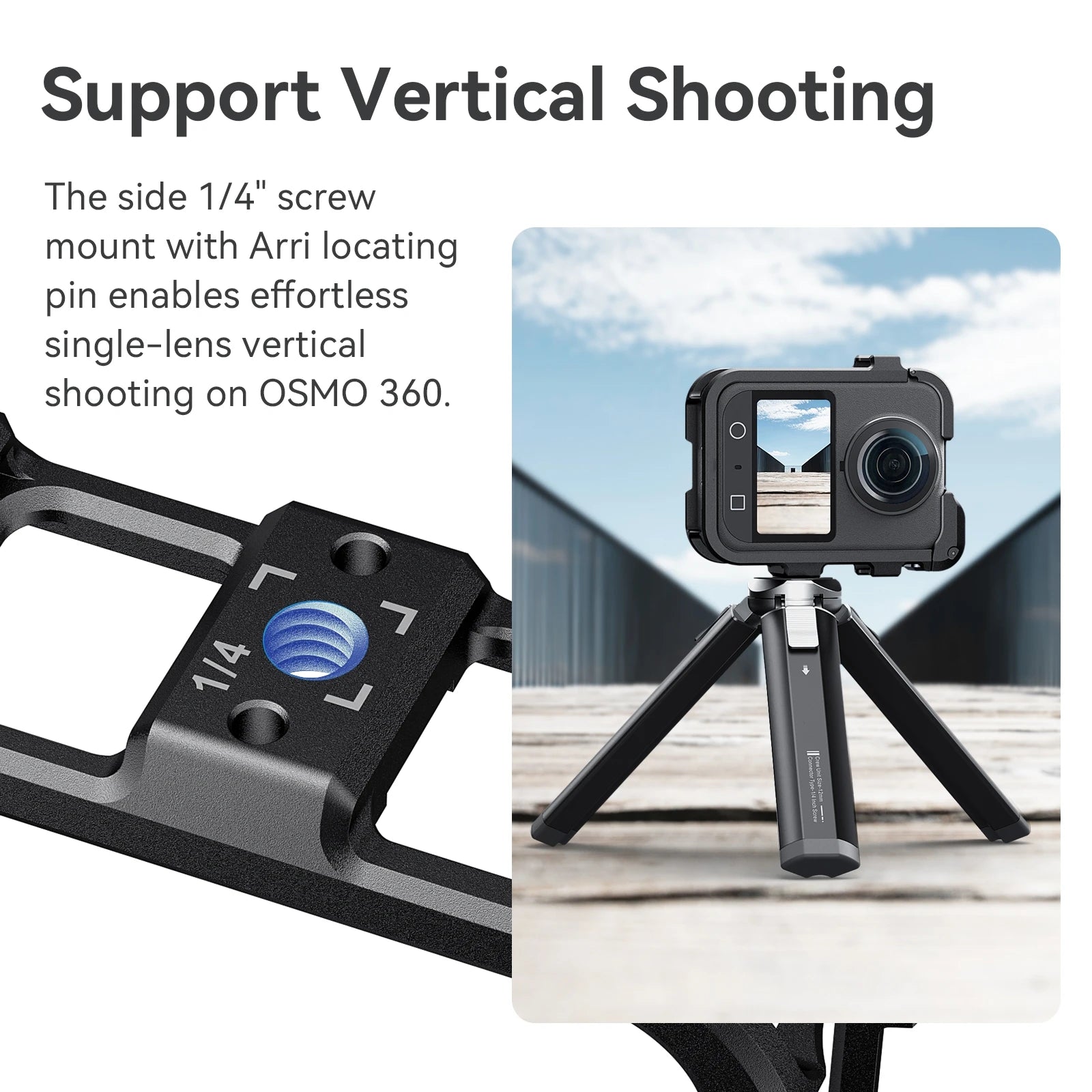 Quick Release Camera Protection Frame For DJI OSMO 360 Camera Aluminum Alloy Protective Frame Lens Protective Case Peaceful Pleasures Health and Wellness