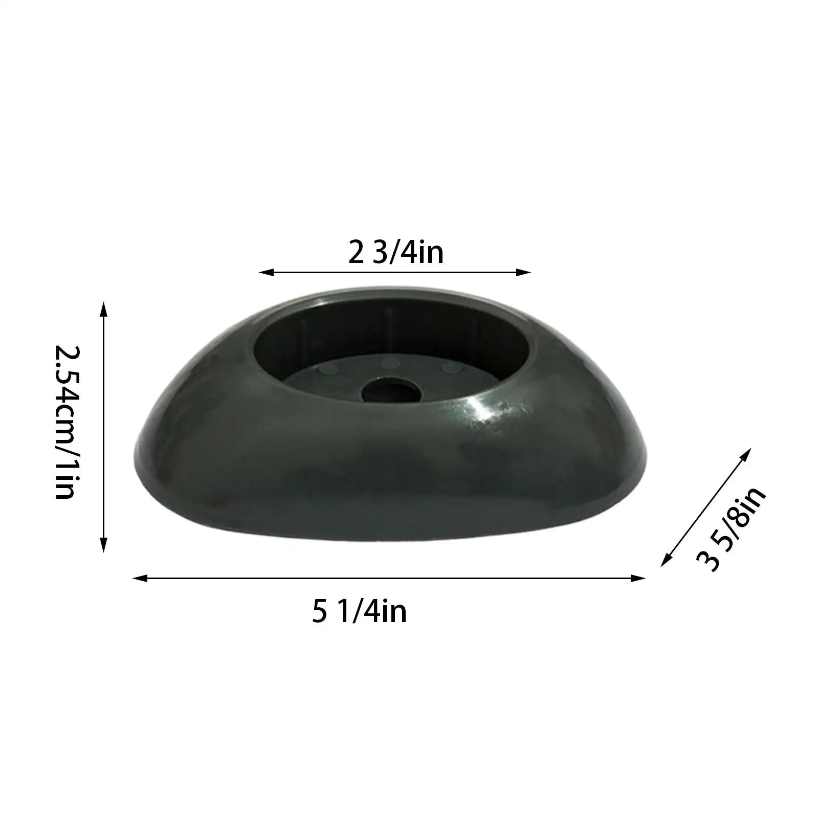 4-Pack Pool Stand Base Plastic Feet for Above-Ground Pool Frames Pool Leg End Caps Peaceful Pleasures Health and Wellness
