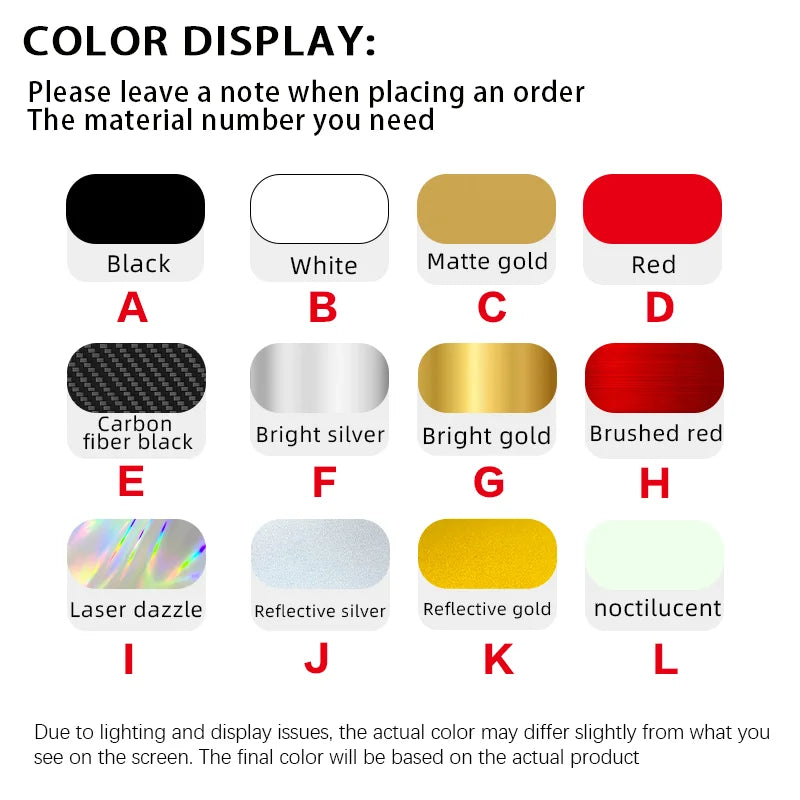 Custom Reflective Vinyl Name Sticker | Car Helmet Motorcycle Decal