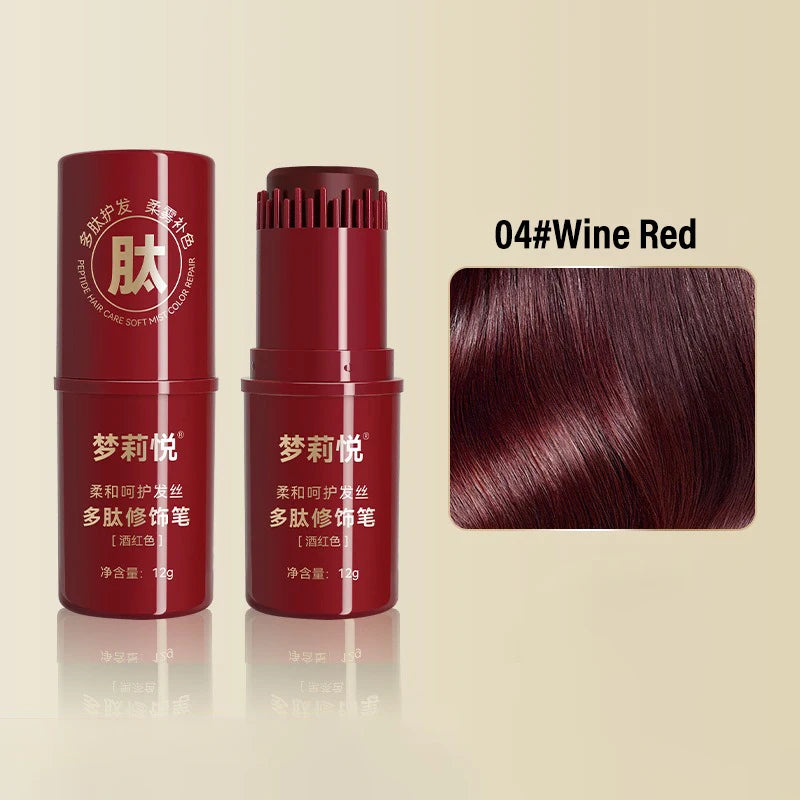 Temporary Hair Color Brush | 4 Shades Waterproof Root Touch-Up