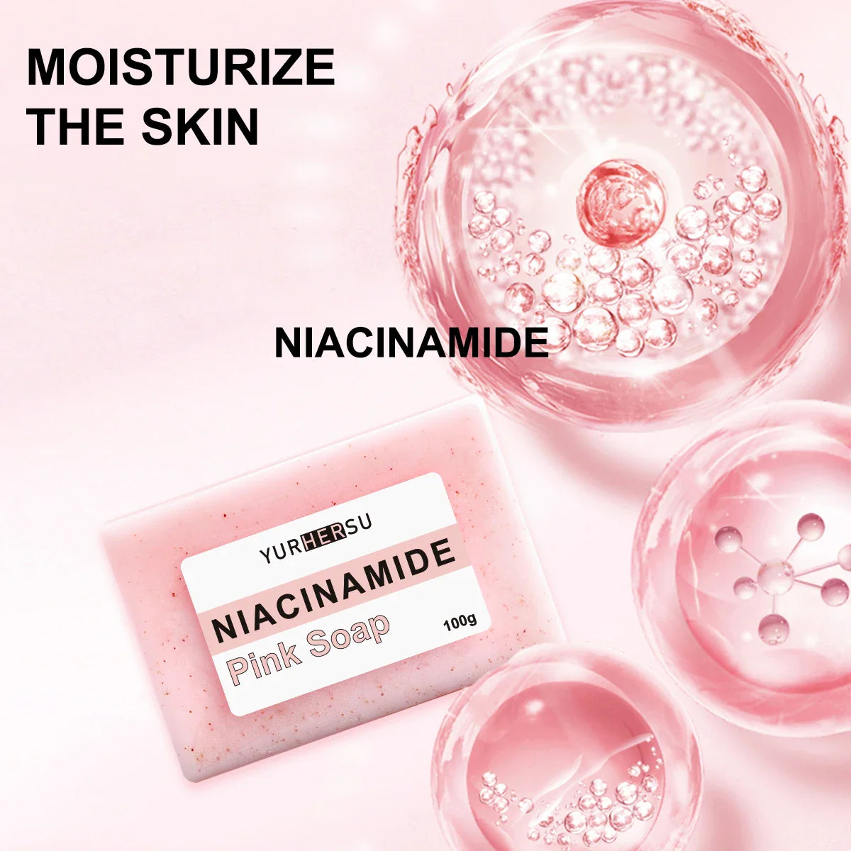 YURHERSU Niacinamide Brightening Soap – Dark Spot & Cleanse