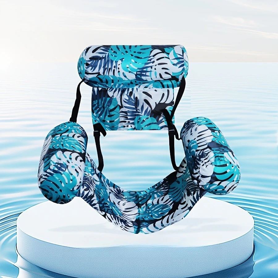 Adult Inflatable Floating Lounge Chair | Foldable Pool Float