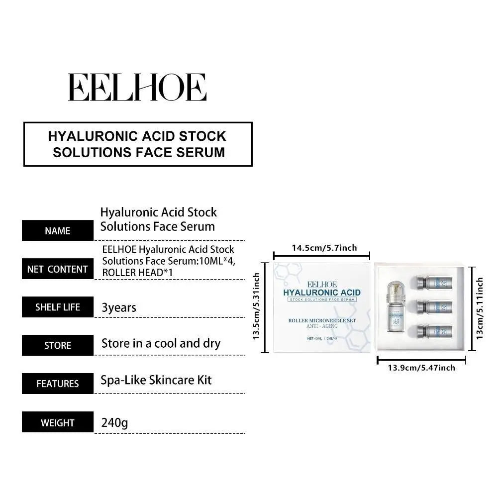 EELHOE Niacinamide & Hyaluronic Acid Microneedle Serum Set 40ml
