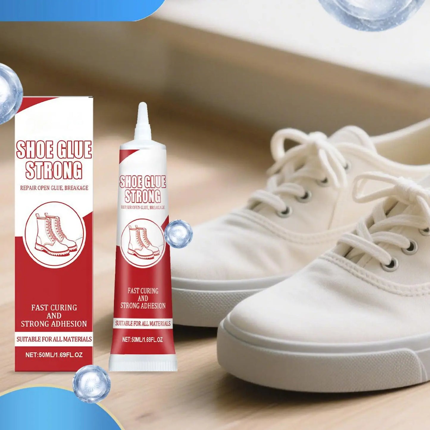 50g Flexible Shoe Glue Waterproof Repair Adhesive Bending & Wash Resistant Gel For Sneaker Sole, Leather, DIY Home Repair Tool Peaceful Pleasures Health and Wellness