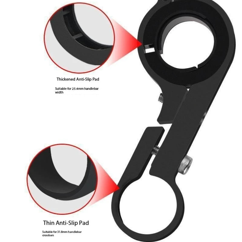 30cm Aluminum Alloy Bicycle Extension Frame Support Clamp Bicycle Frame Extension Peaceful Pleasures Health and Wellness