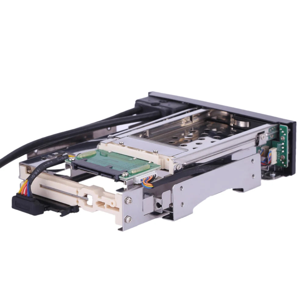 Dual Bay 2.5" 3.5" SATA III HDD SSD Mobile Rack USB 3.0 Hot Swap