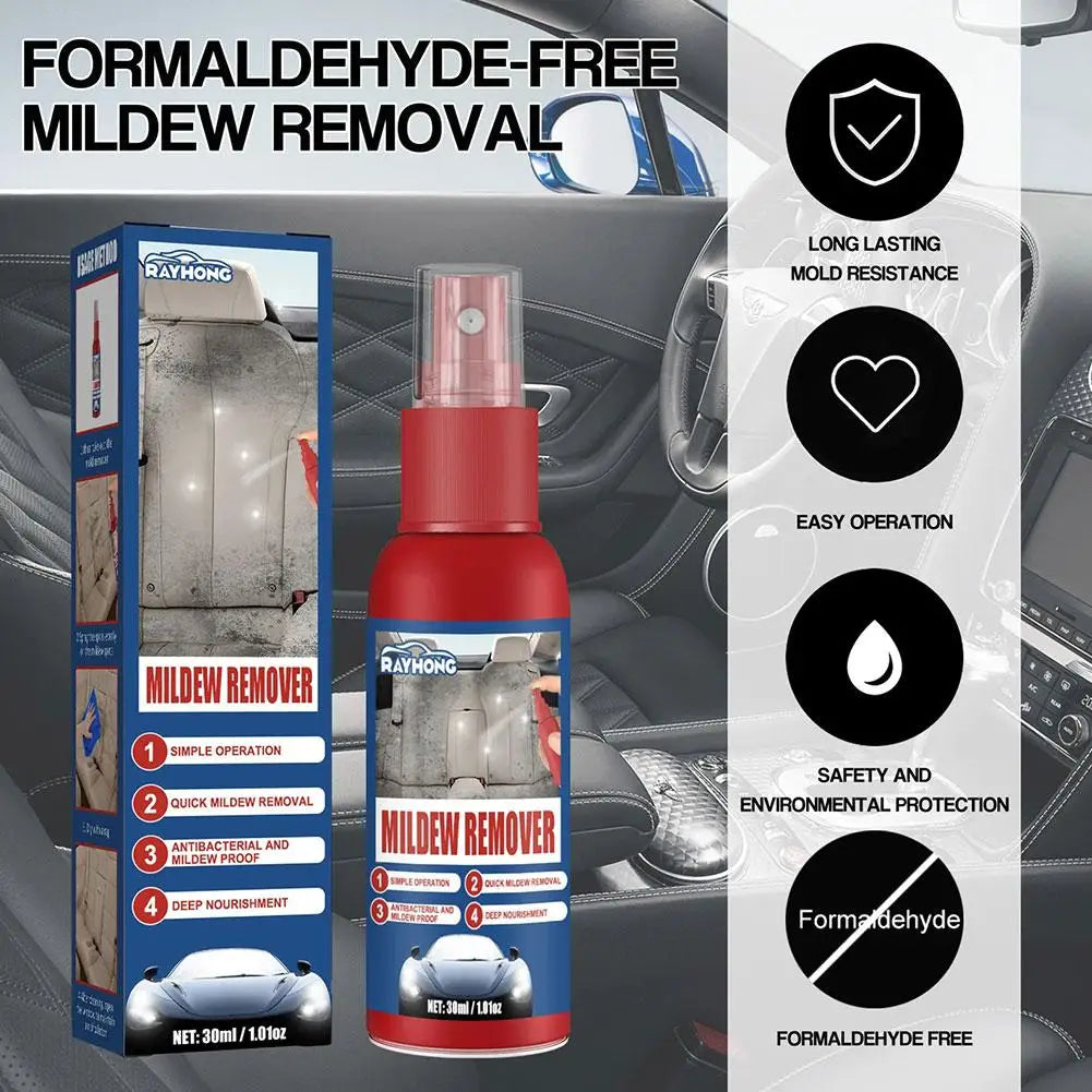 30ml Car Mildew Remover Spray for Interior Cleaning Peaceful Pleasures Health and Wellness