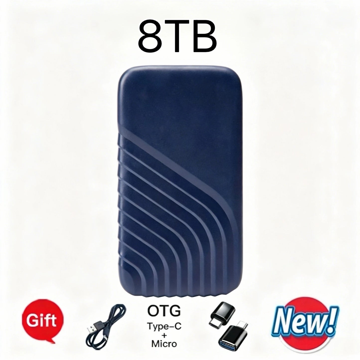 EOENKK USB 3.1 Type-C Portable External Hard Drive | PC & Mac