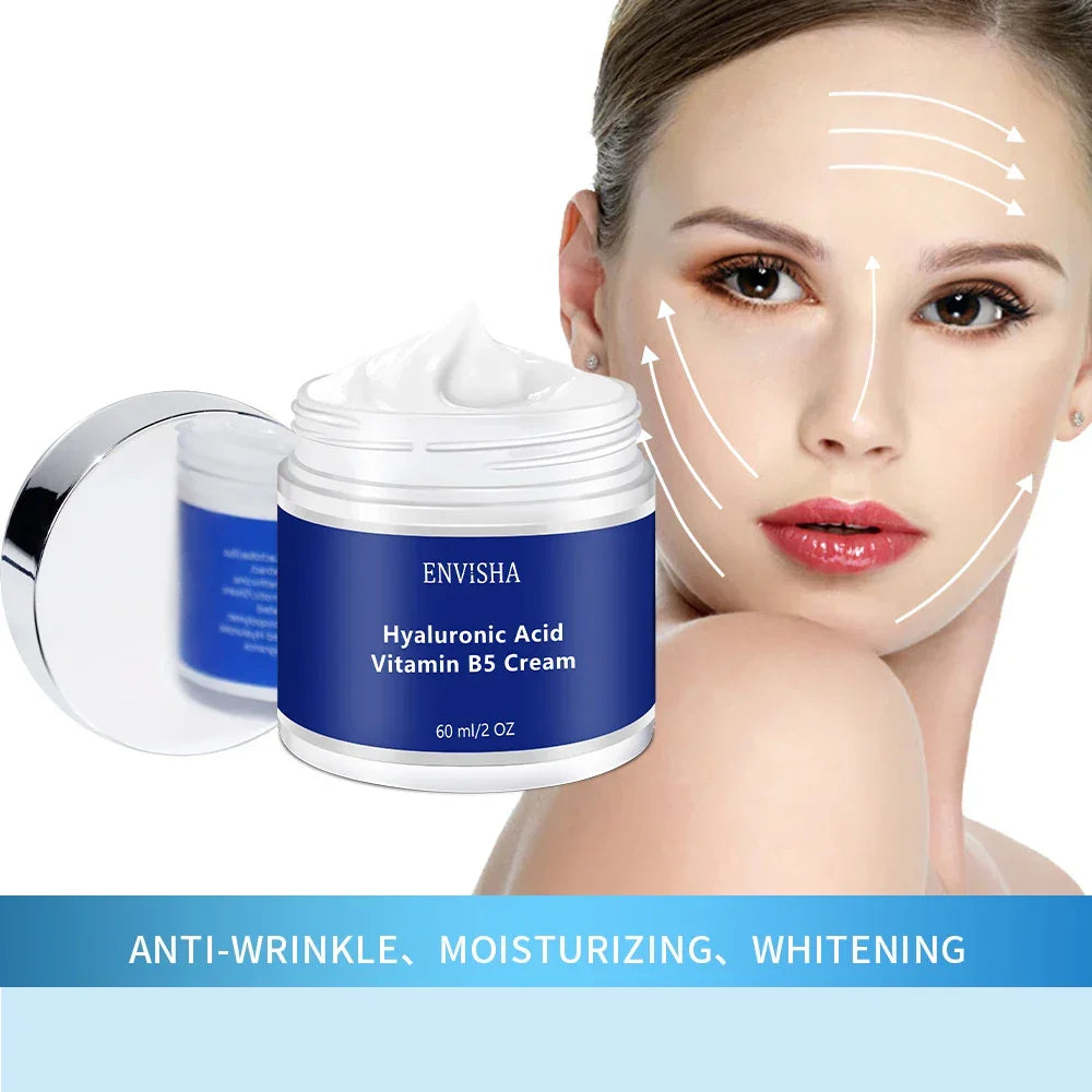 ENVISHA Face Cream – Hyaluronic Acid & Vitamin B5 60ml Face Cream Peaceful Pleasures Health and Wellness
