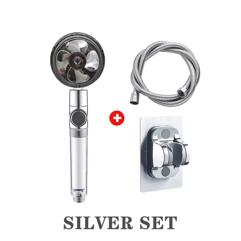 High-Pressure Handheld Showerhead | Filter & Water-Saving