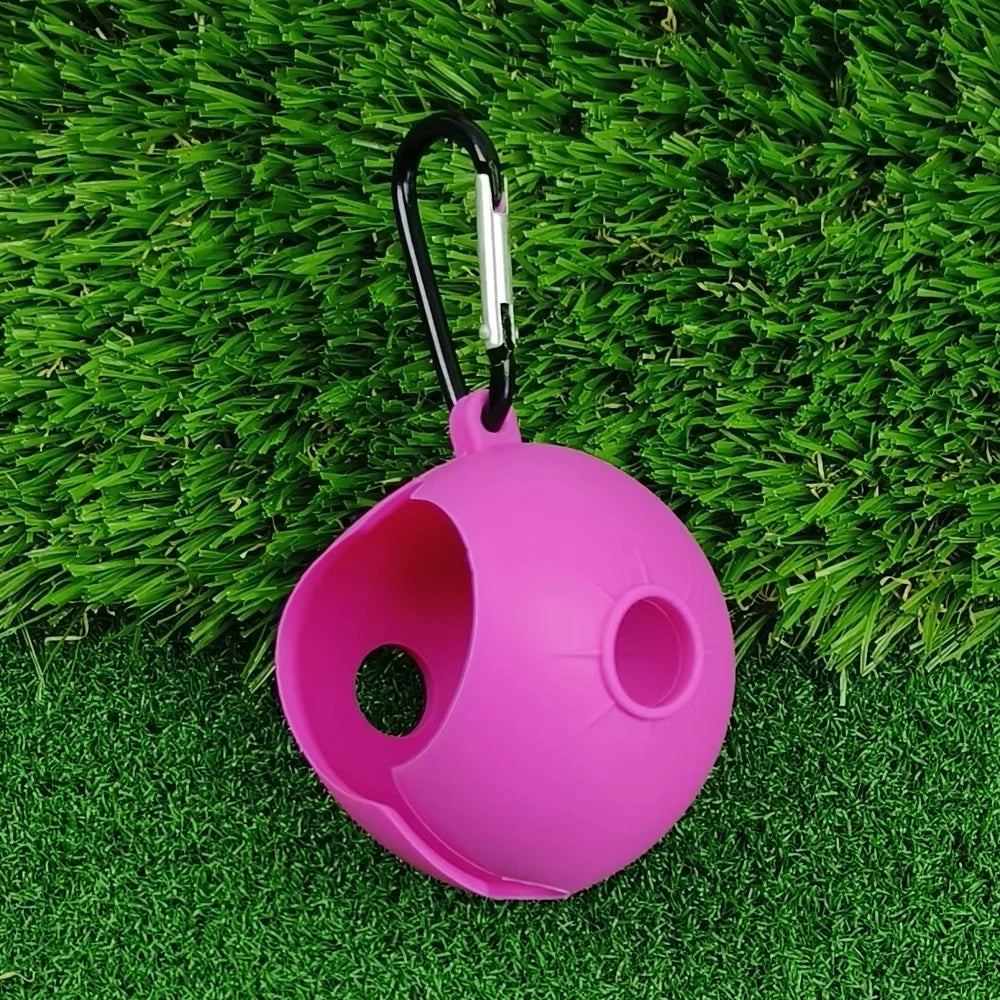 Silicone Park Golf Ball Holder Cover 60mm | Clip-On Sleeve