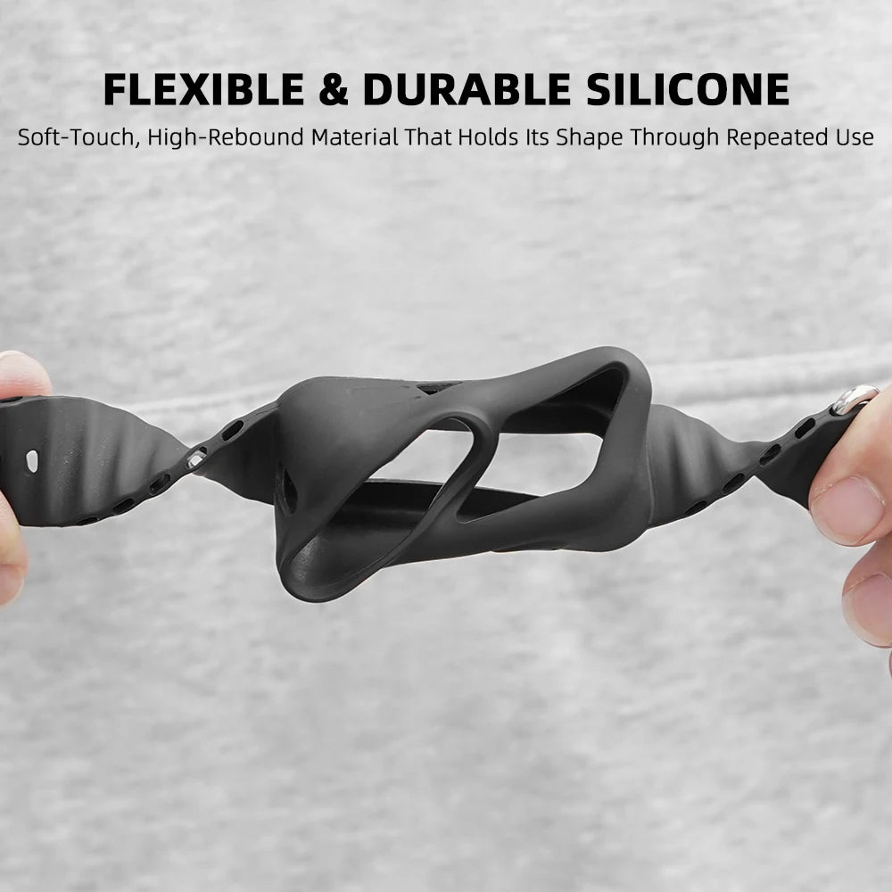 Silicone + Stainless Steel Expansion straps For DJI Osmo Nano Multi-Function Wrist Strap Sports Camera Watch Strap Accessory Peaceful Pleasures Health and Wellness