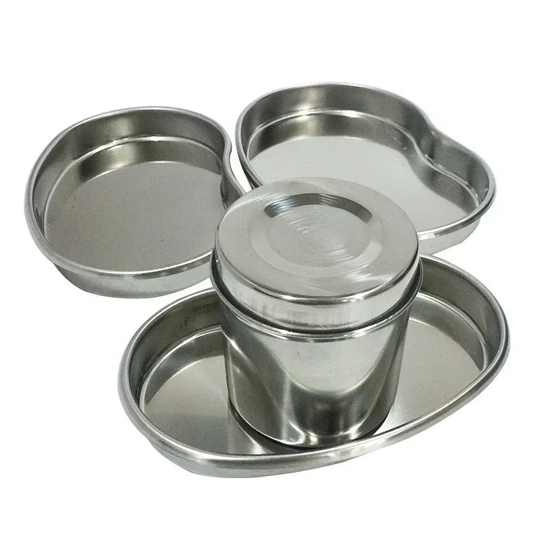 Tattoo Tray Stainless Steel Tattoo Tray Surgical Disinfection Bending Plate Dental Eyebrow Tattoo Sterilization Tools Peaceful Pleasures Health and Wellness