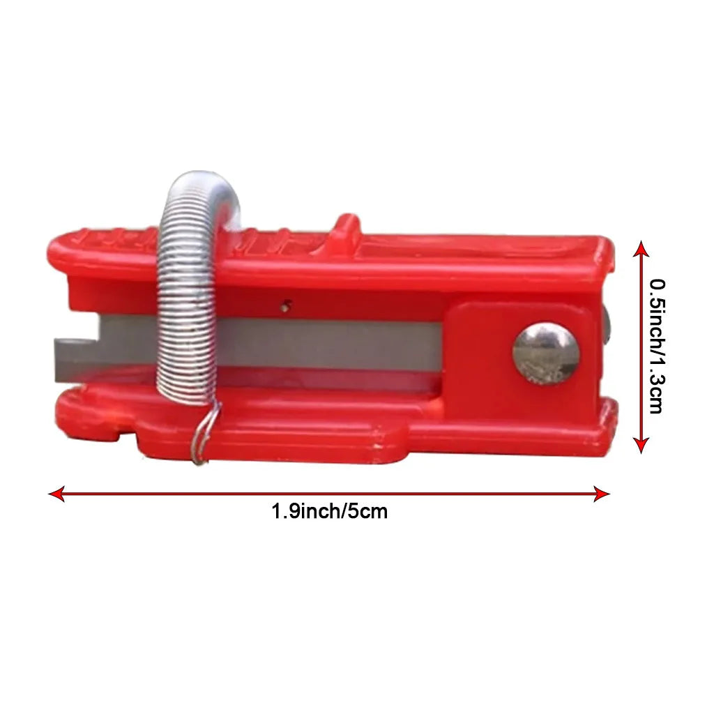 Adjustable Plastic Spring Tension Tool for Wall Tile Leveling System with Durable Red Design, Easy to Use Peaceful Pleasures Health and Wellness