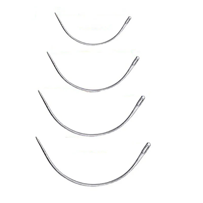 4-Piece Curved Needle Set – Leather, Shoe Repair & Sewing