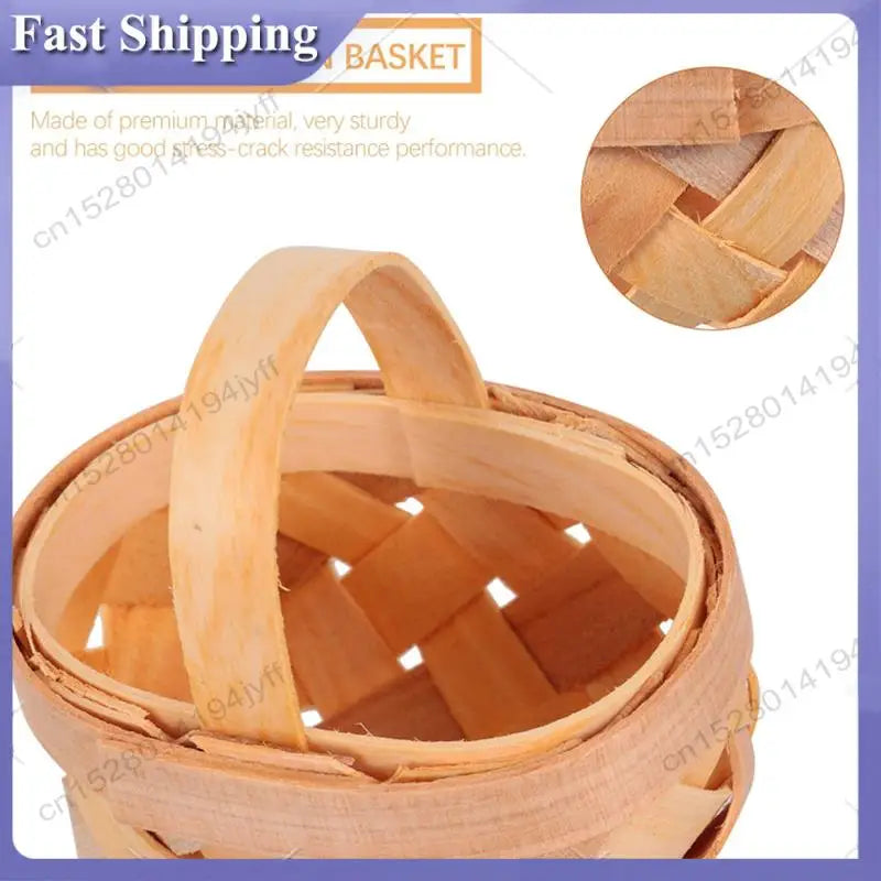 240 Mini Woven Wood Baskets – Candy, Craft & Party Décor Peaceful Pleasures Health and Wellness Default Title