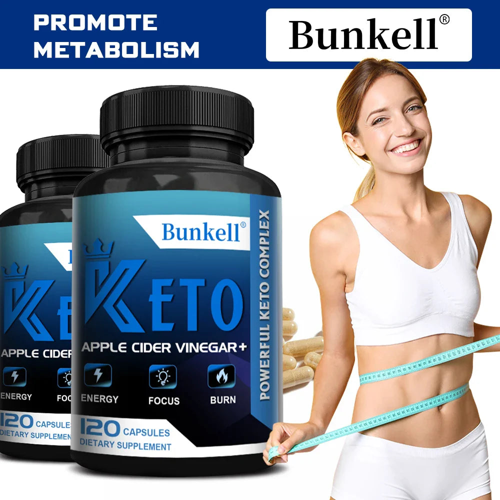 Bunkell KETO+ACV Capsules – BHB Ketones & Apple Cider Vinegar