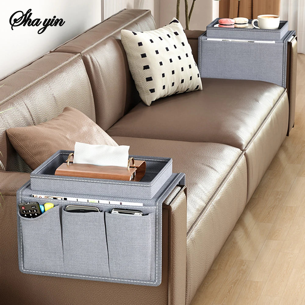 Sofa storage bag, sofa armrest storage hanging bag, remote control storage bag, home storage bag Peaceful Pleasures Health and Wellness