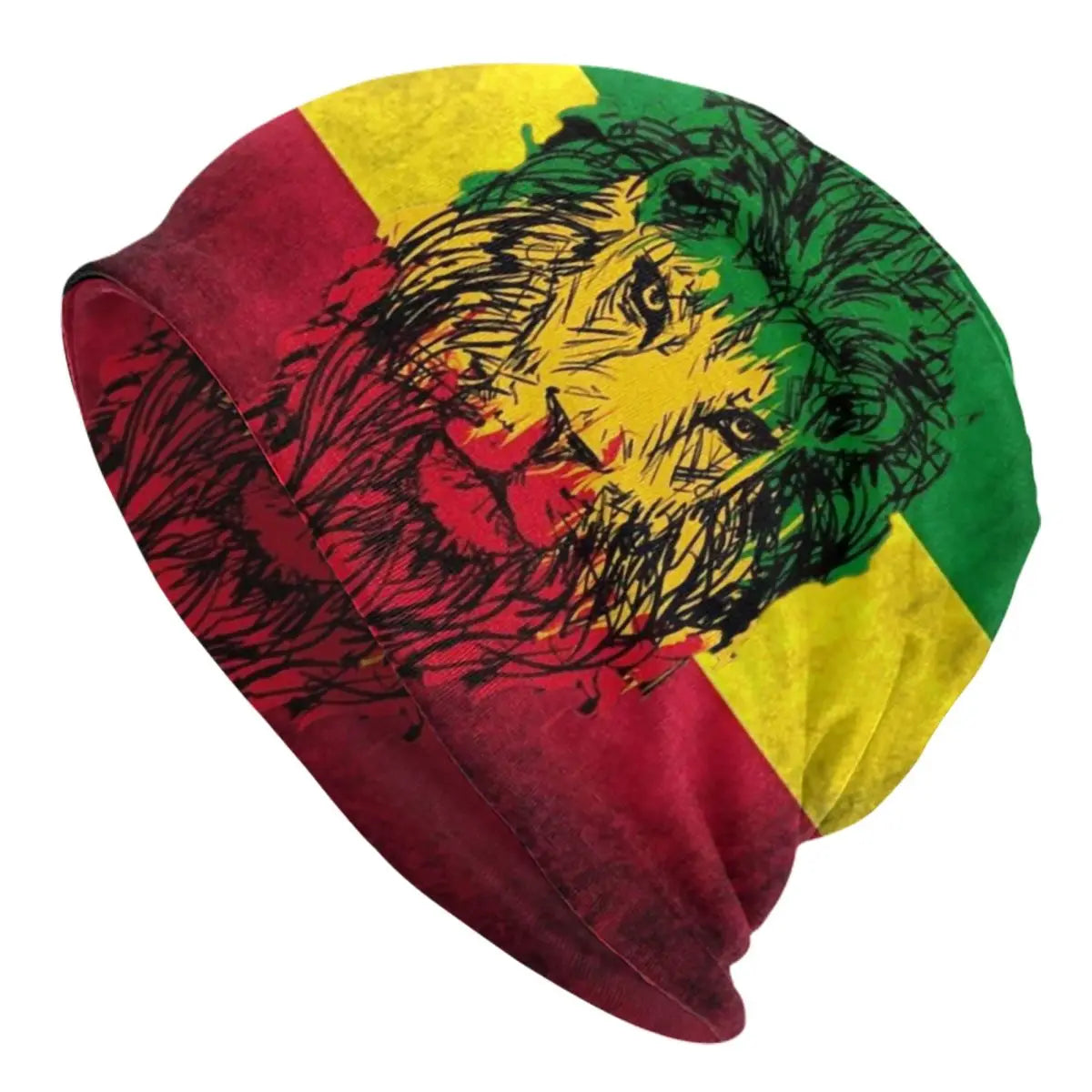 Jamaica Flag Knit Beanie Hat | Unisex Jamaican Pride Skull Cap