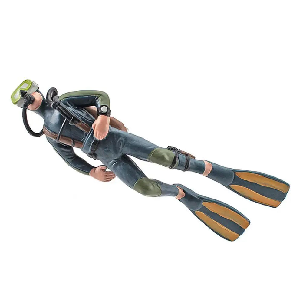 Plastic Seabed Exploration Diver Doll Scene Decoration Toys Miniature