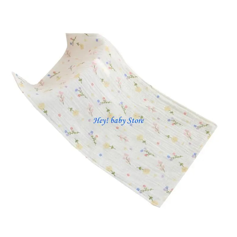 Baby Cotton Burp Cloth | 4-Layer Drool Bib & Face Towel