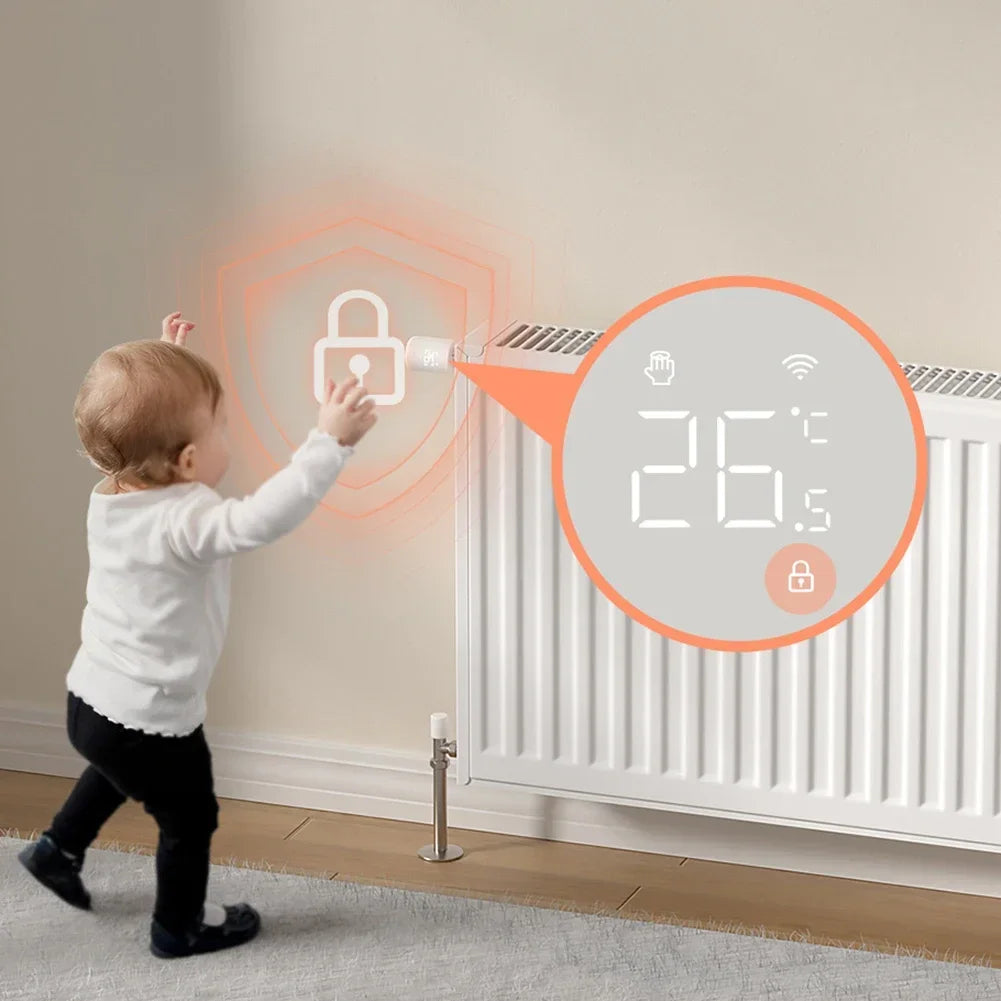 Smart Thermostatic Valve – Tuya & Smart Life Zigbee Control