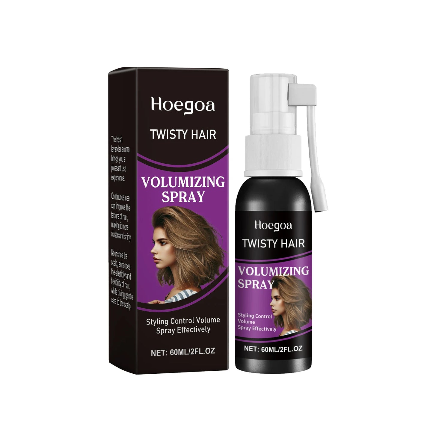 HOEGOA Fluffy Volumizing Hair Spray – Non-Greasy 60ml