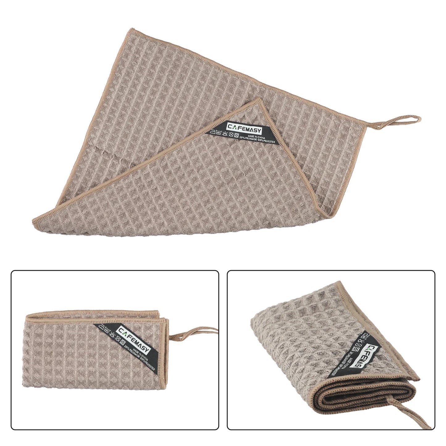 Coffee Machine Cleaning Bar Towels Rag Cotton Absorbent Cloth