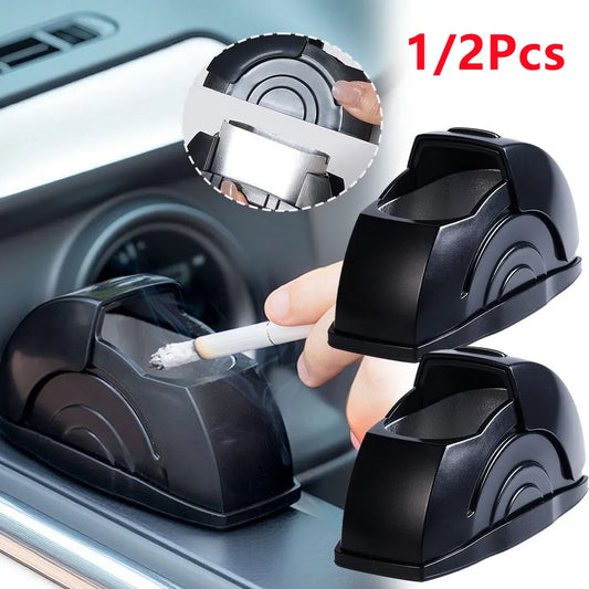 Portable Car Ashtray with Lid | Smokeless & Universal Car Ashtray Peaceful Pleasures Health and Wellness